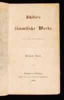 Schillers sämmtliche Werke. 6. köt. Stuttgart, 1835, Verlag der J. G. Cottaschen Buchhandlung. Kicsi...