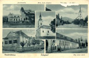 Diósjenő, Sváb kastély, Csendőrlaktanya, Református elemi iskola (EK)