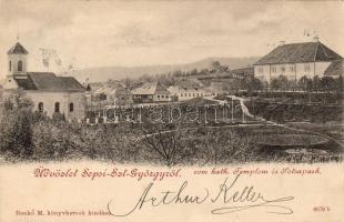 1899 Sepsiszentgyörgy Postapark (win Riß)