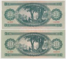 1949. 10Ft (2x) T:II,II-