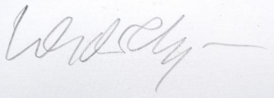 Victor Vasarely (1908-1997): Vega ZETT-4. Szitanyomat,  papír, jelzett, számozott (110/84), 35×34 cm