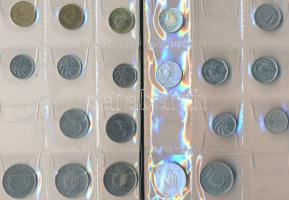 Málta 50db-os fémpénz gyűjtemény műbőr albumban T:vegyes
Malta 50pcs of coins in collector's al...