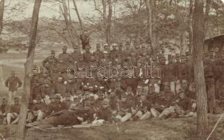 6 db RÉGI motívumlap egy fotóval; elsővilágháborús katonai / 23 old motive cards with one photo; WWI...