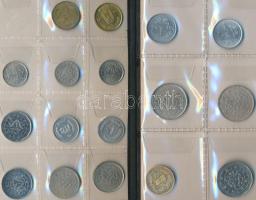 Nepál 49db-os fémpénz gyűjtemény albumban T:vegyes
Nepal 49pcs of coins in collerctor's album C...