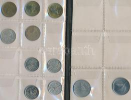 Vegyes 80db-os ázsiai fémpénz tétel, japán, kínai, koreai érmék 2db éremtartó albumban T:vegyes
Mixe...