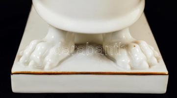 Herendi oroszlánlábas kaspó, kézzel festett, jelzett, hibátlan, " Magyar Népköztársaság Tura ba...