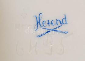 Herendi oroszlánlábas kaspó, kézzel festett, jelzett, hibátlan, " Magyar Népköztársaság Tura ba...