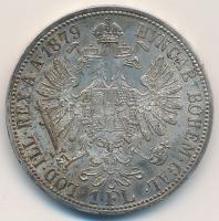 Ausztria 1879. 1Fl Ag "Ferenc József" T:2,2- Austria 1879. 1 Florin Ag "Franz Joseph" C:XF,VF Krause KM#2222