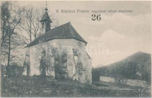 Nagysáros, II. Rákóczi Ferenc udvari kápolnája, kiadja Földes Samu / chapel