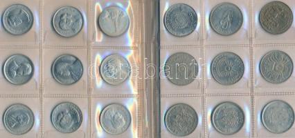 Thaiföld 18db-os fémpénz tétel "Thai érem pavilon" feliratú albumban T:vegyes
Thailand 18p...
