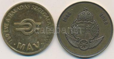 Bognár György (1944-) 1996. "Magyar Vasút - 150 Éve Európában, PEST-BUDA" Br emlékérem (42...