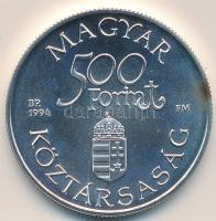 1994. 500Ft Ag "Régi dunai hajók - Carolina" tanúsítvánnyal T:BU Adamo EM134