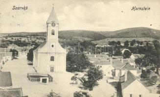 Szarvkő, Hornstein; templom / church (EK)