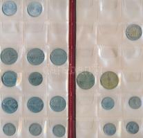 Izrael 56db-os vegyes fémpénz gyűjtemény albumban T:vegyes
Israel 56pcs of coins in collector's...
