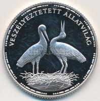 1992. 200Ft Ag "Veszélyeztetett állatvilág-gólya" T:2 (PP)
Adamo EM126