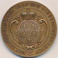 Ausztria DN "Bécsi és Alsó-Ausztriai Énekes Szövetség / Kóruséneklésért" Br díjérem. Szign...