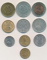 Szovjetunió/Oroszország 1991-1993. 10k-100R 10klf darab fémpénz T:
Soviet Union/Russia 1991-1993. 10...