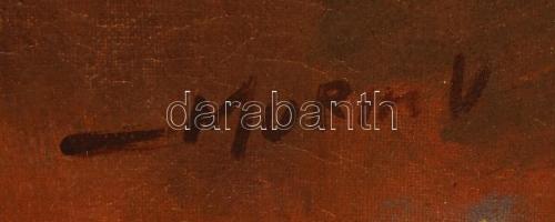 Murin Vilmos (1891-1952): Rózsás csendélet. Olaj, vászon, jelzett, 70×70 cm