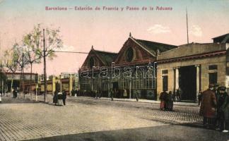 Barcelona, Estación de Francia, Paseo de la Aduana / railway station (EK)
