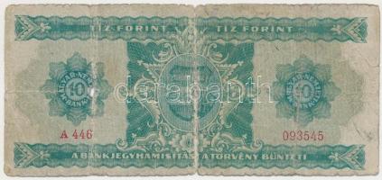 1946. 10Ft T:IV
Hungary 1946. 10 Forint C:G
Adamo F1