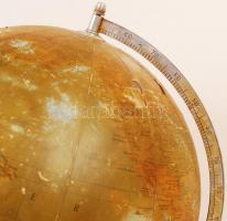 Cca 1955 Földgömb belső lámpával, sérült, nem müködik, m:45 cm