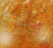 Cca 1955 Földgömb belső lámpával, sérült, nem müködik, m:45 cm