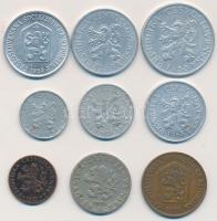 Csehszlovákia 1924-1971. 1-50h 7db klf fémpénz tétel T:vegyes
Czechoslovakia 1924-1971. 1-50 Haleru ...