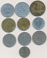 Jugoszlávia/Szerb-Horvát-Szlovén Királyság 1925-1965. 50p-50D 10db klf fémpénz T:vegyes Yugoslavia/Kingdom of the Serbs, Croats and Slovenes 1925-1965. 50 Para - 50 Dinara 10pcs of diff coins C:mixed