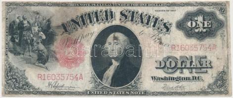 Amerikai Egyesült Államok 1917. 1$ George Washington T:restaurált USA 1917. 1 Dollar George Washington C:restored Krause 187