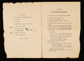 1928 Meghívó a Magyar Királyi Ludovika Akadémia évzáró ünnepségének műsorára, részletes programmal
