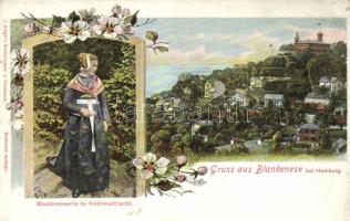 Blankenese bei Hamburg, folklore, floral (EB)