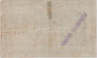 1918. 25K "3132" hullámos hátlappal, hátoldalon "Nyírbátori Takarékpénztár" bély...