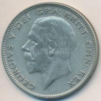 Nagy-Britannia 1930. 1/2C Ag "V. György" T:2-,3 
Great Britain 1930. 1/2 Crown Ag "Ge...