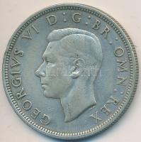 Nagy-Britannia 1942. 1/2C Ag "VI. György" T:2,2- 
Great Britain 1942. 1/2 Crown Ag "G...