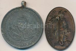 1941. "Délvidéki Emlékérem" cink emlékérem mellszalag nélkül szign.:BERÁN L. + 1849. &quot...