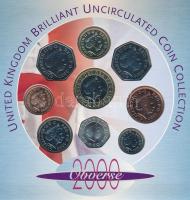 Nagy-Britannia 2000. 1p-2Ł "Millennium" (9xklf) forgalmi sor dísztokban T:BU
Great Britain...