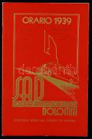 1939 Sad Sovietá Automobilistica Dolomiti, direzione generale: Cortina D'Ampezzo, utazási prospektus / tourist guide