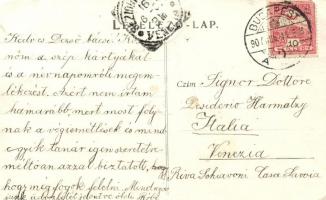 1907 Besztercebánya, Régi városháza, fiúiskola / old town hall, boy school, photo