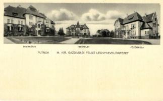 Putnok, Gazdasági Felső Leánynevelő Intézet, Internátus, Tanépület, Főzőiskola, Gartner I. kiadása