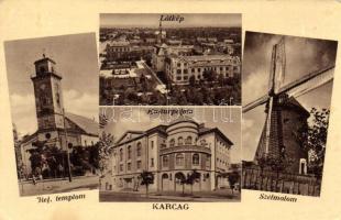 Karcag, Református templom, Kultúrpalota, Szélmalom