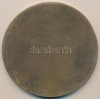 DN "75 éves a Kőbányai Munkás Dalkör" Br emlékplakett (108mm) T:2