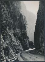 Lengyel Géza: A Békás-szorosban, feliratozva, jelzett, 24x17 cm