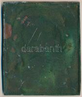 Reményi József (1887-1977) 1917. "Pick Marcell" réz galvanó plakett (150x123mm) T:2-