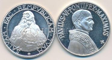 San Marino DN "Az állam egységben van biztonságban" ezüstözött fém emlékérem (35mm) + Vati...