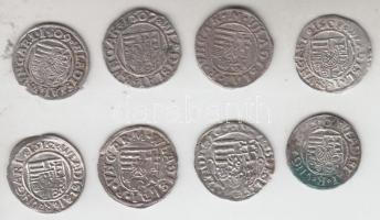 Vegyes: 30db-ból álló vegyes magyar, lengyel, török, német középkori és kora újkori ezüstpénz tétel, benne I. Mátyás magyar király, I. János lengyel király, IV. Károly német-római császár pénzei. Megtekintésre ajánlott! T:vegyes