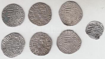 Vegyes: 30db-ból álló vegyes magyar, lengyel, török, német középkori és kora újkori ezüstpénz tétel,...