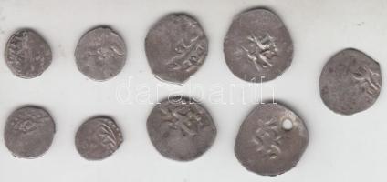 Vegyes: 30db-ból álló vegyes magyar, lengyel, török, német középkori és kora újkori ezüstpénz tétel,...