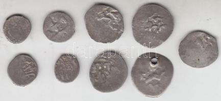 Vegyes: 30db-ból álló vegyes magyar, lengyel, török, német középkori és kora újkori ezüstpénz tétel,...