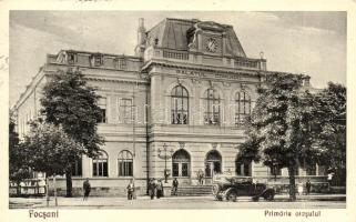 Foksány, Városháza / town hall, automobile (fa)