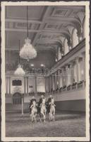 Vienna, Wien; Spanische Reitschule Pas de Trois / riding school, Demonstration of classic horsemanship, interior (EK)